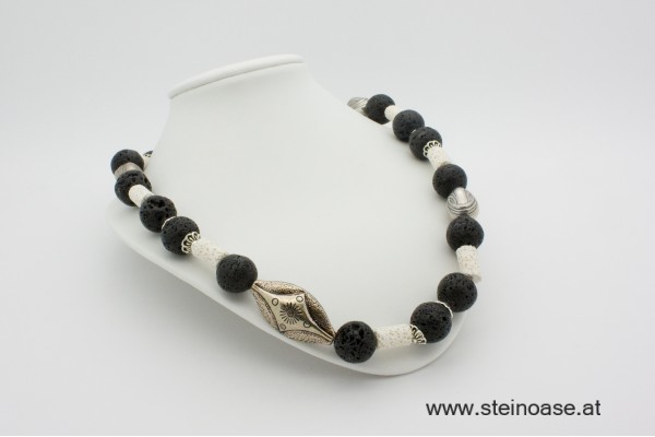 Kette Lava "Black&White"